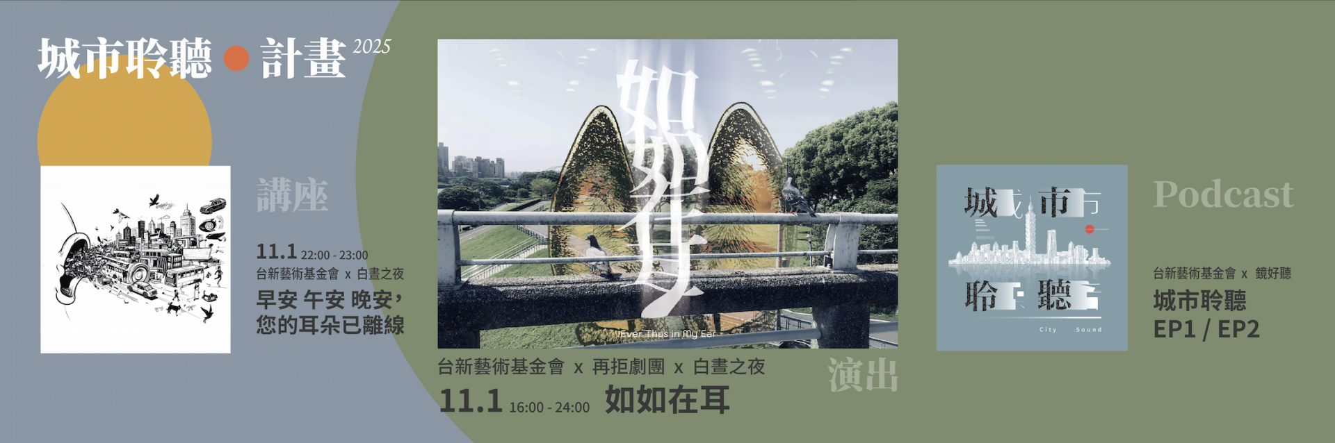 藝術與永續─2025城市聆聽計畫